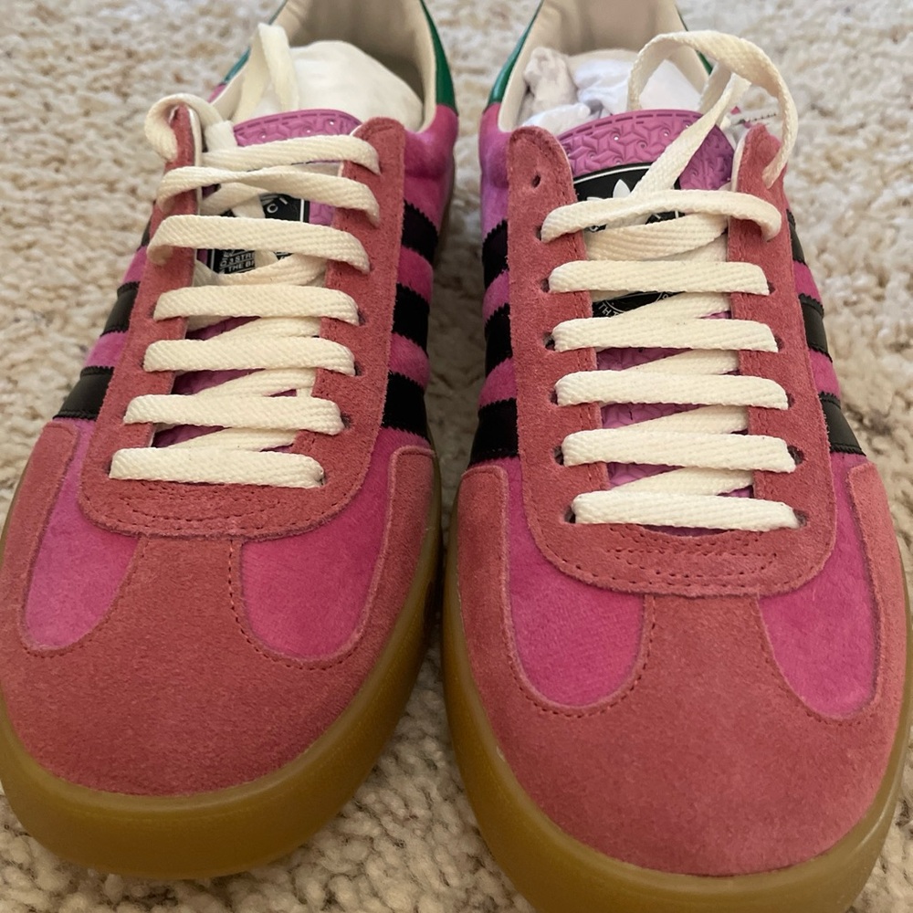 Gazelle Pink Velvet Sneakers - 42